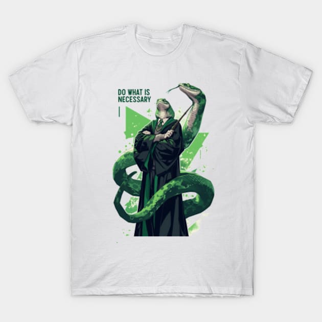 Do What Is Necessary - Wizard Snake - Fantasy T-Shirt by Fenay-Designs